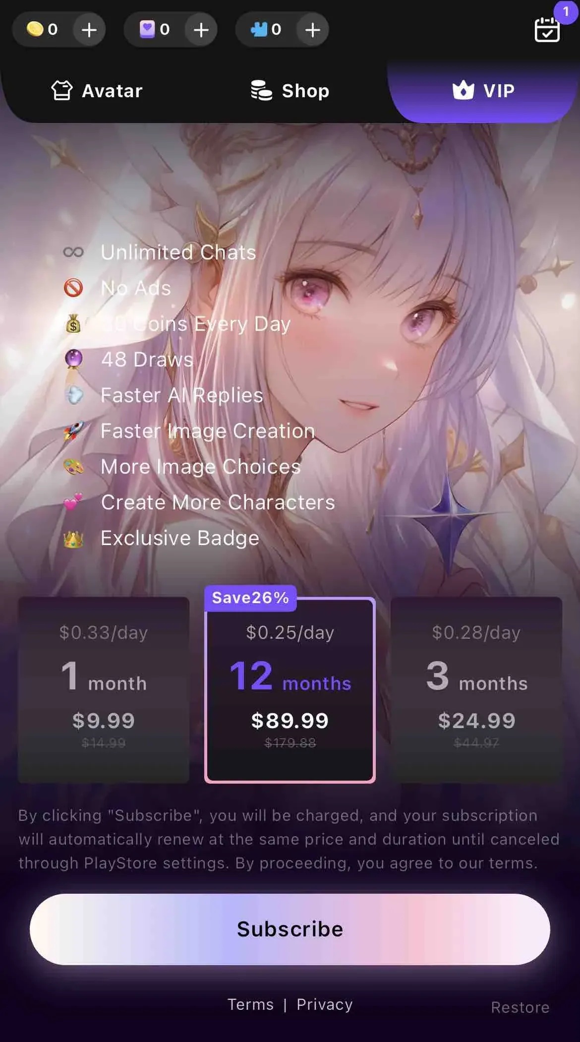 Linky AI | Premium subscription plans